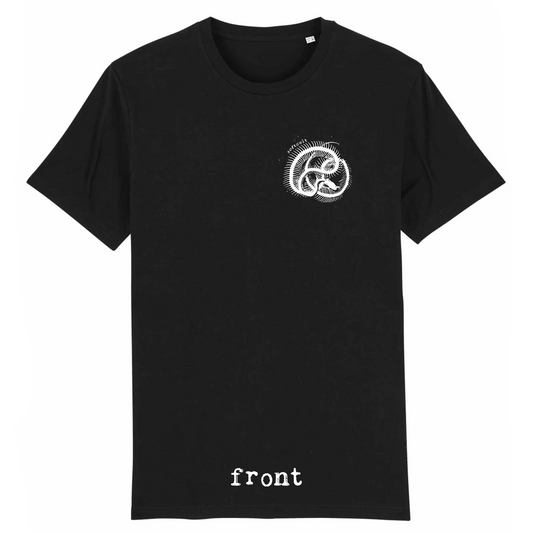 White Snakes. organic cotton t-shirt